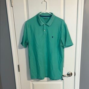 USED IZOD Men's Green Polo Shirt Size L